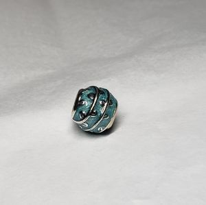 Pandora Shimmery Blue Charm w/ Vines